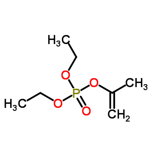 Phosphoric acid 1-methylvinyldiethyl ester Structure,5954-28-9Structure