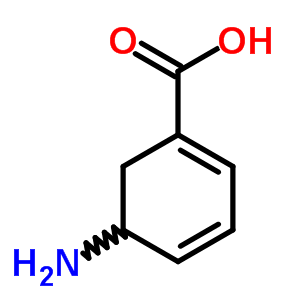 1,3-Cyclohexadiene-1-carboxylicacid,5-amino-(9ci) Structure,59556-18-2Structure