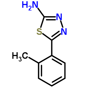 2-Amino-5-(o-tolyl)-1,3,4-thiadiazole Structure,59565-54-7Structure