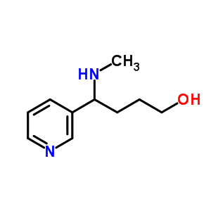 4-(N-methylamino)-4-(3-pyridyl)butane-1-ol Structure,59578-64-2Structure