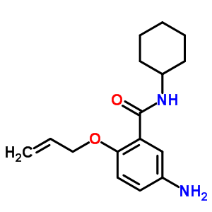 2-(Allyloxy)-5-amino-n-cyclohexylbenzamide Structure,59582-64-8Structure