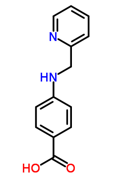 4-((2-Pyridinylmethyl)amino)benzoic acid Structure,5966-18-7Structure