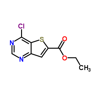 Ethyl 4-chlorothieno[3,2-d]pyrimidine-6-carboxylate Structure,596794-87-5Structure