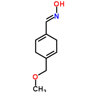 (E)-4-(methoxymethyl)-1,4-cyclohexadiene-1-carboxaldehyde oxime Structure,59691-20-2Structure