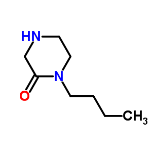 Piperazinone,1-butyl-(9ci) Structure,59702-09-9Structure