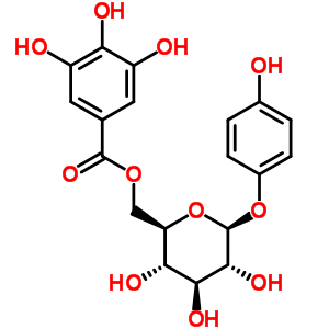 6-O-galloyl arbutin Structure,5991-00-4Structure