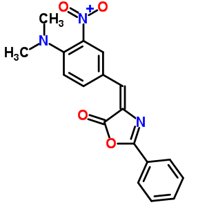 4-(4’-Dimethylamino-3’-nitro)benzylidene-2-phenyloxazolin-5-one Structure,59935-38-5Structure