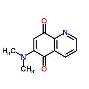 6-Dimethylaminoquinoline-5,8-dione Structure,59963-00-7Structure