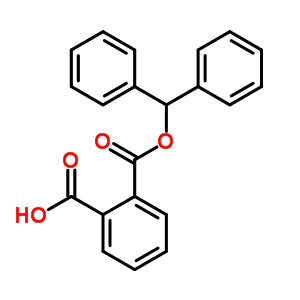 2-Benzhydryloxycarbonylbenzoic acid Structure,59974-79-7Structure