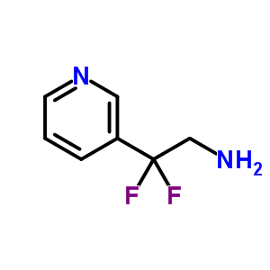 2,2-Difluoro-2-(pyridin-3-yl)ethanamine Structure,60010-40-4Structure