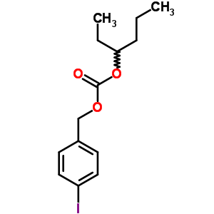 Carbonic acid 1-ethylbutyl p-iodobenzyl ester Structure,60075-69-6Structure