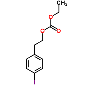 Carbonic acid ethyl p-iodophenethyl ester Structure,60075-76-5Structure