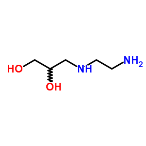 1,2-Propanediol, 3-((2-aminoethyl)amino)- Structure,60095-23-0Structure