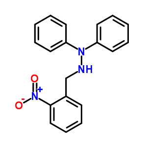 2-[(2-Nitrophenyl)methyl]-1,1-diphenyl-hydrazine Structure,60109-73-1Structure