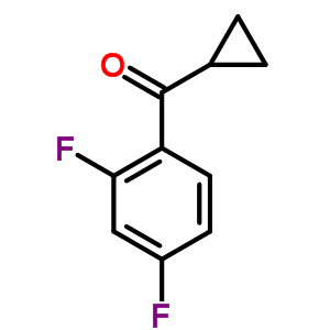 Cyclopropyl 2,4-difluorophenyl ketone Structure,60131-34-2Structure