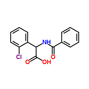 Benzoylamino-(2-chloro-phenyl)-acetic acid Structure,60241-98-7Structure