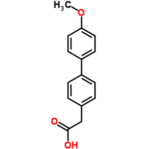 4-Biphenyl-(4-methoxy)acetic acid Structure,60277-22-7Structure