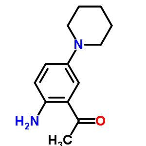 1-(2-Amino-5-piperidinophenyl)-1-ethanone Structure,60283-14-9Structure