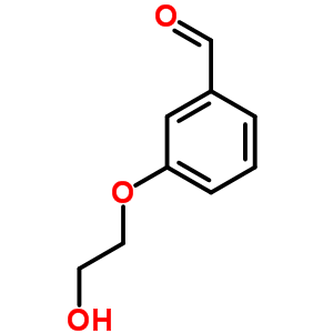 3-(2-HYdroxyethoxy)benzaldehyde Structure,60345-97-3Structure