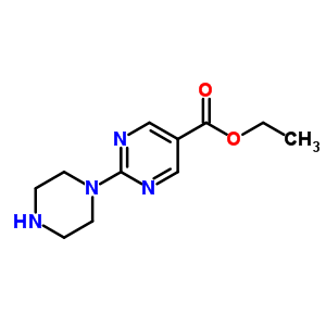 Ethyl 2-(piperazin-1-yl)pyrimidine-5-carboxylate Structure,603965-77-1Structure