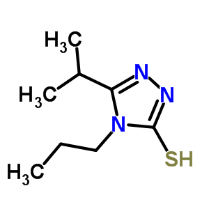 5-Isopropyl-4-propyl-4H-1,2,4-triazole-3-thiol Structure,603981-94-8Structure