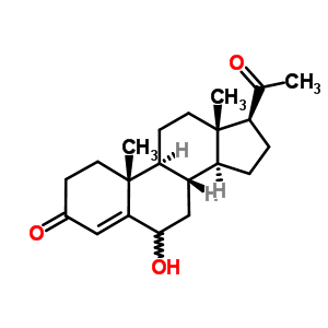 6-Hydroxyprogesterone Structure,604-20-6Structure