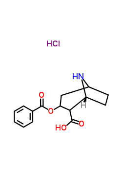 [1R-(exo,exo)]-3-(benzoyloxy)-8-azabicyclo[3.2.1]octane-2-carboxylicacid hydrochloride Structure,60426-41-7Structure