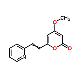 4-Methoxy-6-(2-pyridin-2-ylethenyl)pyran-2-one Structure,60427-94-3Structure