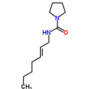 N-[(e)-hept-2-enyl]pyrrolidine-1-carboxamide Structure,60441-40-9Structure