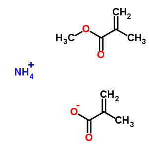 2-Methyl-2-propenoic acid polymer with methyl 2-methyl-2-propenoate ammonium salt Structure,60474-81-9Structure