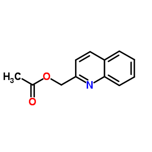 2-Quinolinemethanol 2-acetate Structure,60483-07-0Structure