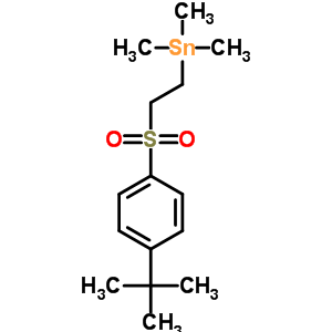 Trimethyl-[2-(4-tert-butylphenyl)sulfonylethyl]stannane Structure,60522-34-1Structure