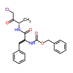 Benzyl n-[1-[[(2s)-4-chloro-3-oxobutan-2-yl]amino]-1-oxo-3-phenylpropan-2-yl]carbamate Structure,60525-17-9Structure