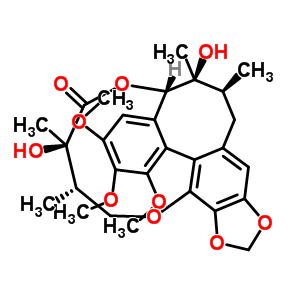 Gomisin d Structure,60546-10-3Structure