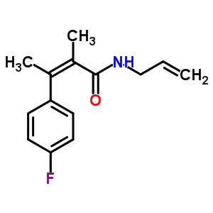 (Z)-n-allyl-α,β-dimethyl-4-fluorocinnamamide Structure,60548-48-3Structure