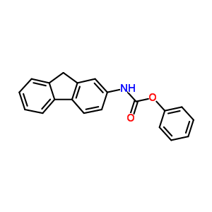 N-(9h-fluoren-2-yl)carbamic acid phenyl ester Structure,60550-86-9Structure