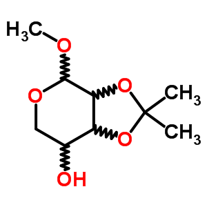 2-Methoxy-8,8-dimethyl-3,7,9-trioxabicyclo[4.3.0]nonan-5-ol Structure,60562-98-3Structure