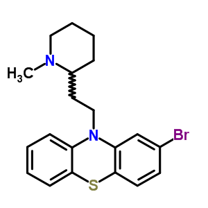 2-Bromo-10-[2-(1-methyl-2-piperidinyl)ethyl ]-10h-phenothiazine Structure,60634-41-5Structure