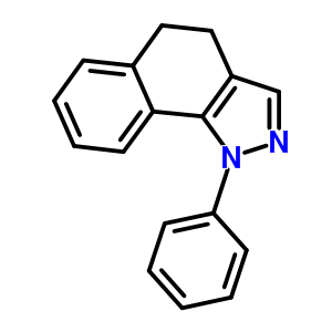 1-Phenyl-4,5-dihydro-1h-benzo[g]indazole Structure,60656-04-4Structure