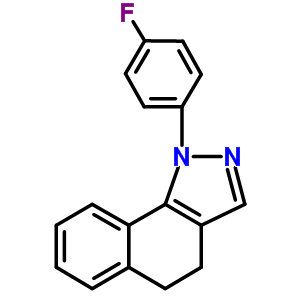 1-(4-Fluorophenyl)-4,5-dihydro-1h-benzo[g]indazole Structure,60656-06-6Structure