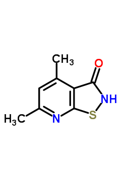 4,6-Dimethylisothiazolo[5,4-b]pyridin-3(2h)-one Structure,60750-75-6Structure