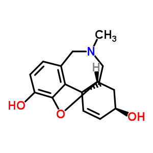 (4As,6r,8as)-11-methyl-5,6,9,10,11,12-hexahydro-4ah-[1]benzofuro[3a,3,2-ef][2]benzazepine-3,6-diol Structure,60755-80-8Structure