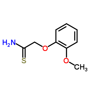 2-(2-Methoxyphenoxy)ethanethioamide Structure,60759-06-0Structure