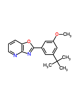 2-(3-Tert-butyl-5-methoxyphenyl)oxazolo[4,5-b]pyridine Structure,60772-75-0Structure