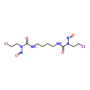 1,1’-Tetramethylenebis[3-(2-chloroethyl)-3-nitrosourea] Structure,60784-43-2Structure