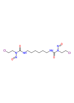 1,1’-Hexamethylenebis[3-(2-chloroethyl)-3-nitrosourea] Structure,60784-45-4Structure