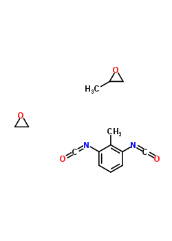 Oxirane, methyl-, polymer with 1,3-diisocyanato-2-methylbenzene and oxirane Structure,60787-80-6Structure