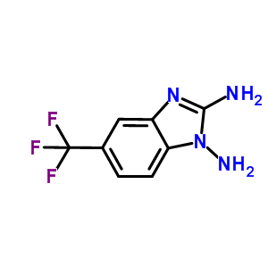 1,2-Diamino-5-trifluoromethylbenzimidazole Structure,60882-70-4Structure