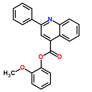 2-Phenyl-quinoline-4-carboxylic acid 2-methoxy-phenyl ester Structure,60883-69-4Structure