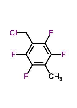 2,3,5,6-Tetrafluoro-4-methylbenzylchloride Structure,60903-84-6Structure